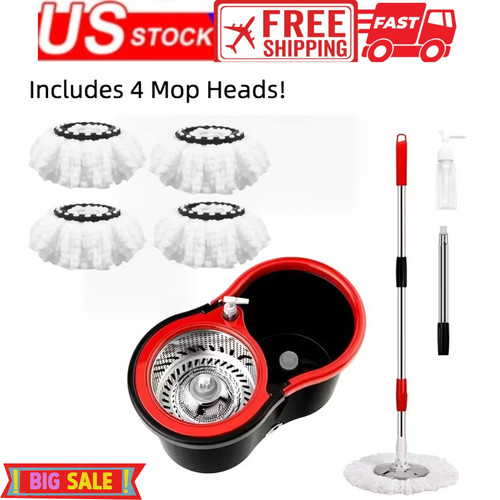 Spin mop and bucket - mop,